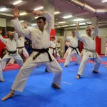 Занятия йогой, фитнесом в спортзале № 1, клуб Каратэ Орёл