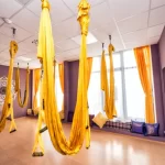 Занятия йогой, фитнесом в спортзале Аэройога Красноярск
