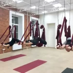 Занятия йогой, фитнесом в спортзале Аэройога Красноярск