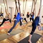 Занятия йогой, фитнесом в спортзале AeroYogaStudio Санкт-Петербург