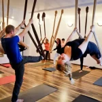 Занятия йогой, фитнесом в спортзале AeroYogaStudio Санкт-Петербург