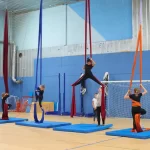 Занятия йогой, фитнесом в спортзале Airdance Санкт-Петербург