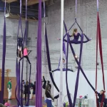 Занятия йогой, фитнесом в спортзале Airdance Санкт-Петербург