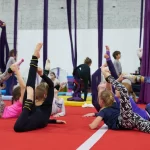 Занятия йогой, фитнесом в спортзале Airdance Санкт-Петербург