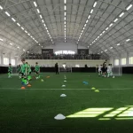 Занятия йогой, фитнесом в спортзале Академия ФК Краснодар Кропоткин