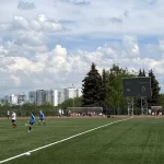 Занятия йогой, фитнесом в спортзале Академия футбола спорткомплекса Олимпийской деревни Москва