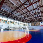 Занятия йогой, фитнесом в спортзале Академия футбола спорткомплекса Олимпийской деревни Москва