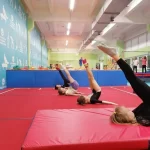 Занятия йогой, фитнесом в спортзале Академия гимнастики 20-13 Пушкино