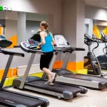 Занятия йогой, фитнесом в спортзале Академия Спорта Москва