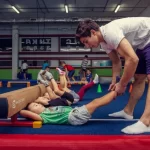 Занятия йогой, фитнесом в спортзале Академия спортивной гимнастики Динамика Санкт-Петербург