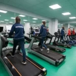 Занятия йогой, фитнесом в спортзале Академия волейбола Иркутск