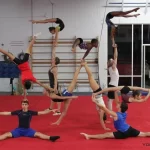 Занятия йогой, фитнесом в спортзале Акробатика Acro-mix Москва