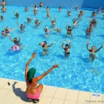 Занятия йогой, фитнесом в спортзале Аквааэробика в Море Сочи