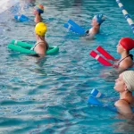 Занятия йогой, фитнесом в спортзале Аквааэробика в Море Сочи