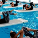 Занятия йогой, фитнесом в спортзале Аквааэробика в Море Сочи