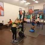 Занятия йогой, фитнесом в спортзале Alfa & Bungee Studio Москва