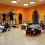 Занятия йогой, фитнесом в спортзале Альфа Глазов