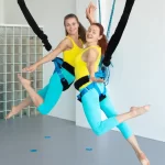 Занятия йогой, фитнесом в спортзале Artfly bungee Москва