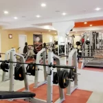 Занятия йогой, фитнесом в спортзале Атлант Gym Мытищи