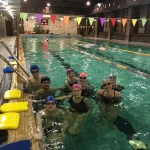 Занятия йогой, фитнесом в спортзале Азбука плавания Москва