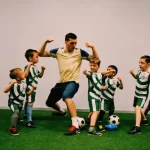 Занятия йогой, фитнесом в спортзале Baby football Казань