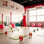 Занятия йогой, фитнесом в спортзале Baby Gym Москва