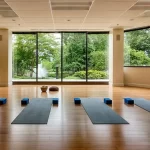 Занятия йогой, фитнесом в спортзале Balance yoga room Воронеж