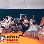 Занятия йогой, фитнесом в спортзале Бампербол клуб — KingBall Москва