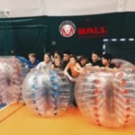 Занятия йогой, фитнесом в спортзале Бампербол клуб — KingBall Москва