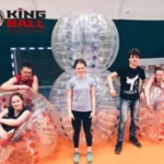 Занятия йогой, фитнесом в спортзале Бампербол клуб — KingBall Москва