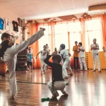 Занятия йогой, фитнесом в спортзале Capoeira Cdo Москва