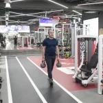 Занятия йогой, фитнесом в спортзале Crocus fitness Красногорск