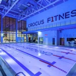 Занятия йогой, фитнесом в спортзале Crocus Fitness Neva Towers Москва