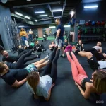 Занятия йогой, фитнесом в спортзале Crossfit Blackfox Магадан