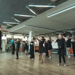 Занятия йогой, фитнесом в спортзале DanceGroup Москва