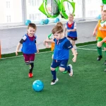 Занятия йогой, фитнесом в спортзале Детская футбольная школа Kinderball Москва