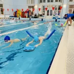 Занятия йогой, фитнесом в спортзале Детская школа плавания Океаника Москва