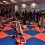 Занятия йогой, фитнесом в спортзале D-fit EMS Наро-Фоминск