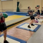 Занятия йогой, фитнесом в спортзале Дюсш-6 Медведи Белгород