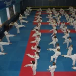 Занятия йогой, фитнесом в спортзале Додзё Киокушинкай каратэ ДОСААФ Йошкар-Ола