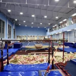 Занятия йогой, фитнесом в спортзале ДС Арктика Норильск