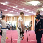 Занятия йогой, фитнесом в спортзале Федерации стрельбы из лука Приморского края, РОО Владивосток