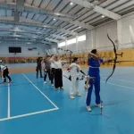 Занятия йогой, фитнесом в спортзале Федерации стрельбы из лука Приморского края, РОО Владивосток