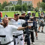 Занятия йогой, фитнесом в спортзале Федерации стрельбы из лука Приморского края, РОО Владивосток