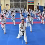 Занятия йогой, фитнесом в спортзале Федерация Спортивного каратэ России Мытищи