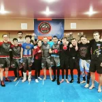 Занятия йогой, фитнесом в спортзале Fight Lab Строитель