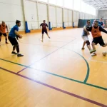 Занятия йогой, фитнесом в спортзале First New Football Москва
