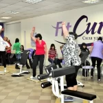 Занятия йогой, фитнесом в спортзале FitCurves Москва