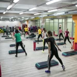 Занятия йогой, фитнесом в спортзале Фитнес клуб Мандарин Гатчина