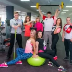 Занятия йогой, фитнесом в спортзале Фитнес Система Москва